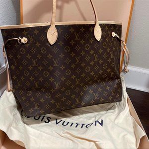 Louis Vuitton, Bags, Extra Large Louis Vuitton Neverfull Gm Monogram